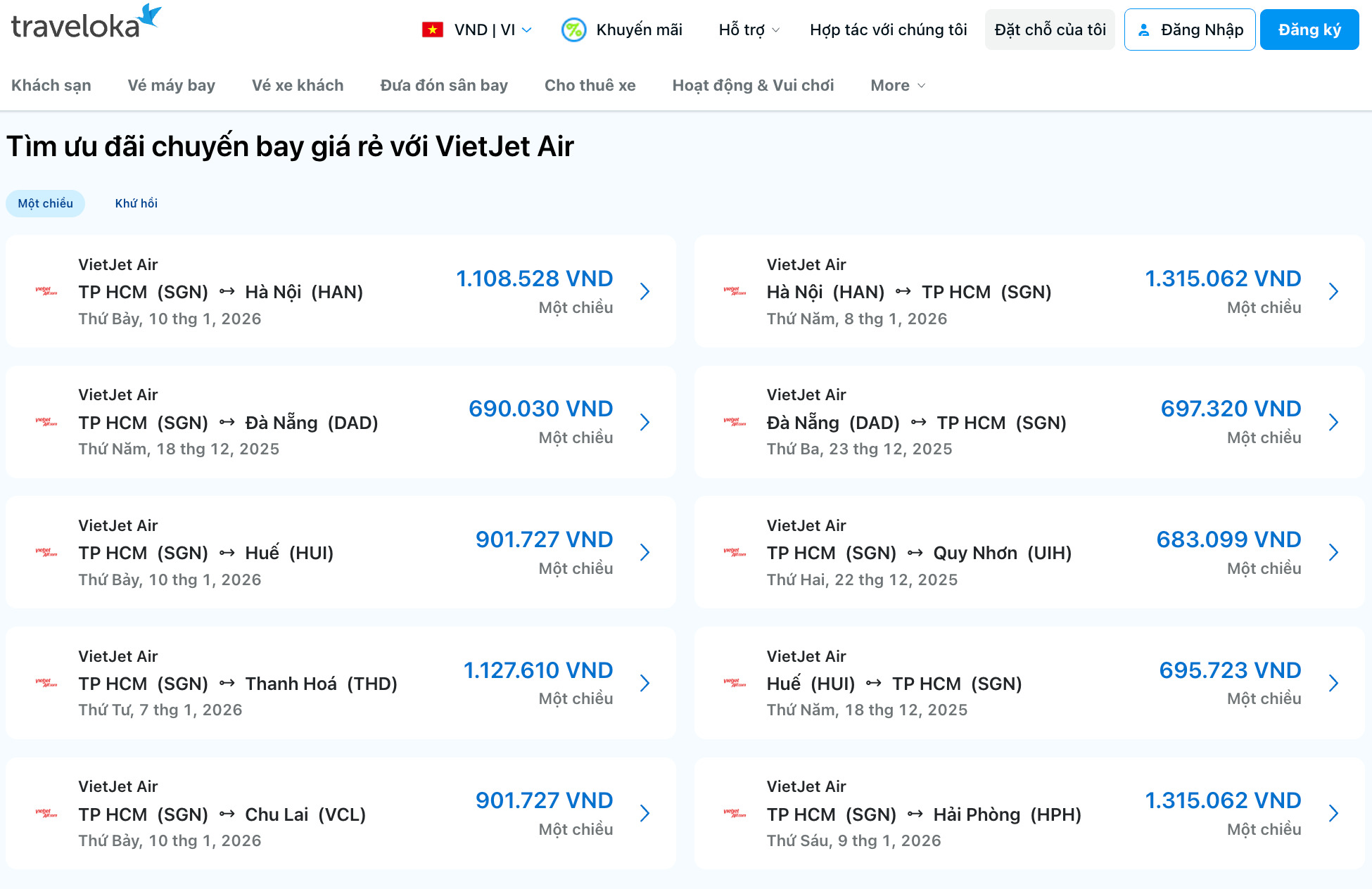 Sử dụng nền tảng đặt vé uy tín để chủ động săn vé máy bay Vietjet giá rẻ