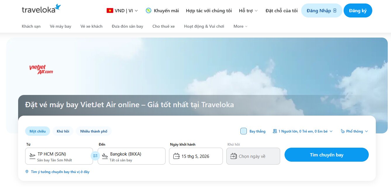 Theo dõi các chương trình khuyến mãi của hãng hàng không